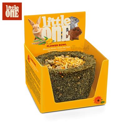 Little One ขนมกระต่ายและสัตว์ฟันแทะ ทรงกระถางดอกไม้ (120g)